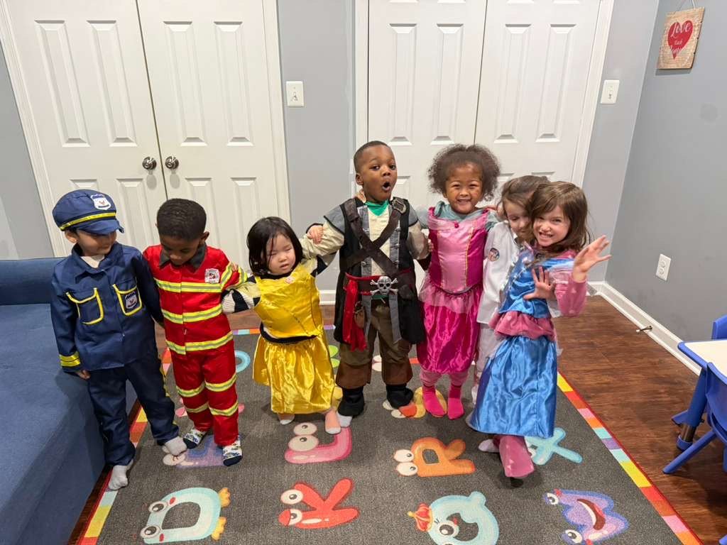 Children in dress-up costumes